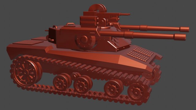 tank 3d print 3D 프린트 모델 .c4d .max .obj .3ds .fbx .stl .blend 