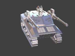tank 3d print 3D 프린트 모델