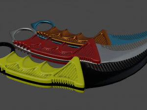 comb 3d print karambit 3D Print Model