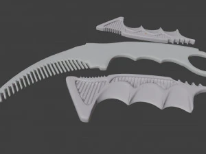 comb 3d print karambit 3D Print Model
