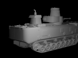 ka-chi tank 3D Baskı Modeli