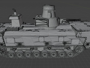 ka-chi tank 3D Baskı Modeli