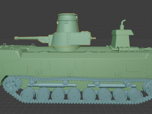 ka-chi tank 3D Baskı Modeli