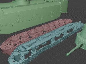 ka-chi tank 3D Baskı Modeli