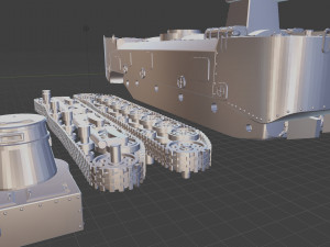 ka-chi tank 3D Baskı Modeli