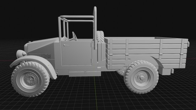 morriscs8 truck retro 3D-Druckmodell .c4d .max .obj .3ds .fbx .stl .blend 
