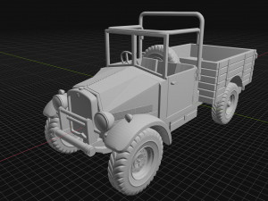 morriscs8 truck retro 3D-Druckmodell
