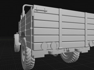 morriscs8 truck retro 3D-Druckmodell