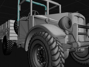 morriscs8 truck retro 3D-Druckmodell