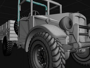 morriscs8 truck retro 3D Print Model