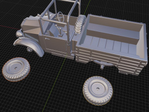 morriscs8 truck retro 3D-Druckmodell