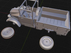 morriscs8 truck retro 3D Print Model