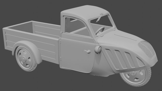 tempo dreirad 3d print 3D Принт Модель .c4d .max .obj .3ds .fbx .stl .blend 