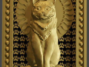 alivio del gato Modelo de impresión 3D