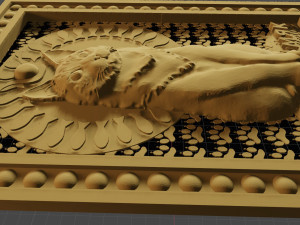 cat relief 3D-Druckmodell