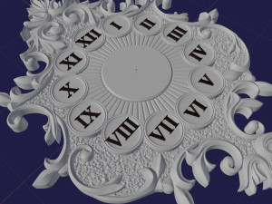 clock for cnc Model do druku 3D