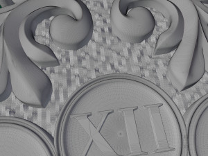 clock for cnc Model do druku 3D