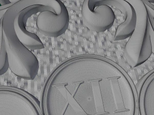 clock for cnc 3D Print Model