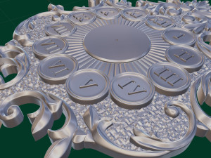 clock for cnc Model do druku 3D