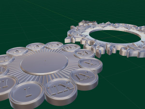 clock for cnc Model do druku 3D