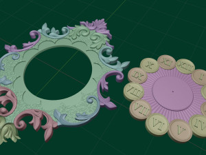 clock for cnc Model do druku 3D