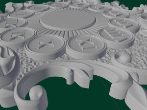 clock for cnc Model do druku 3D