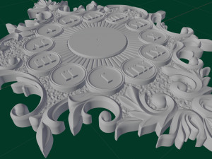 clock for cnc Model do druku 3D