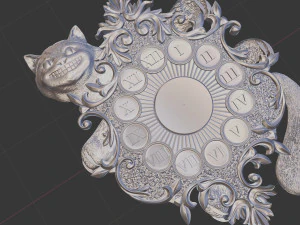 clock for cnc 3D Print Model