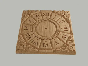 clock for cnc 3D Print Model