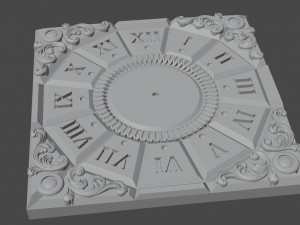 clock for cnc 3D Принт Модель