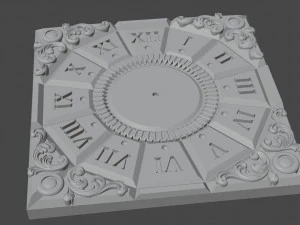 clock for cnc 3D Print Model
