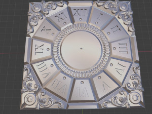 clock for cnc 3D Принт Модель
