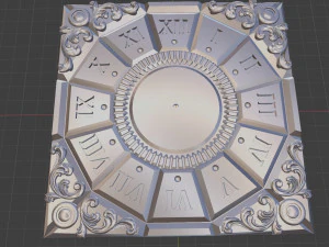 clock for cnc 3D Print Model