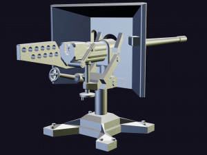 cannon turret 3D-Druckmodell