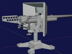 cannon turret 3D Print Model