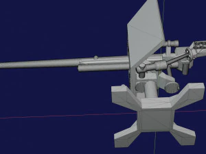 cannon turret 3D Print Model