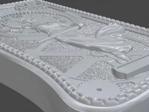 relief 3d cnc backgammon 3D Print Model