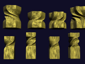 candle 3dprint cnc set 3D Print Model