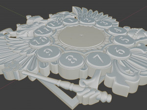 clock for 3d cnc 3D Print Model