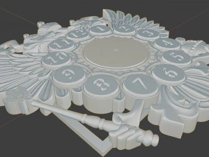 годинник для 3d cnc 3D Принт Модель