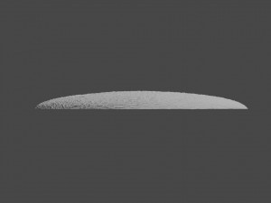 relief flat moon 3d cnc 3D प्रिंट मॉडल