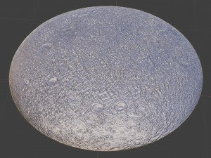 relief flat moon 3d cnc 3D प्रिंट मॉडल
