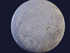 relief flat moon 3d cnc 3D प्रिंट मॉडल