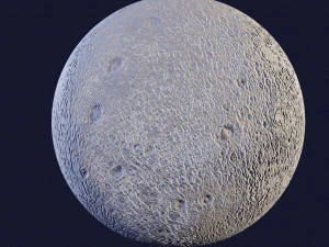 relief flat moon 3d cnc 3D Print Model