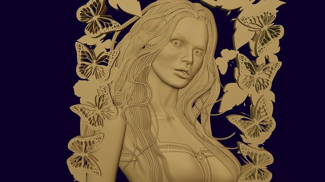 panno relief for cnc 3D Принт Модель .c4d .max .obj .3ds .fbx .stl .blend