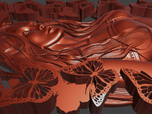 panno relief for cnc 3D Принт Модель