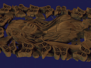 panno relief for cnc 3D Принт Модель