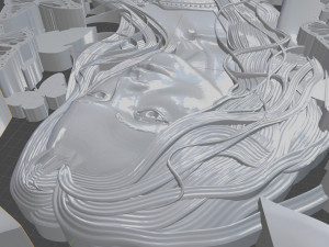 panno relief for cnc 3D Принт Модель