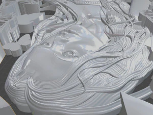 panno relief for cnc 3D Print Model