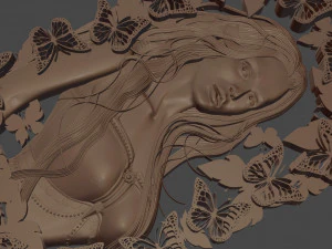 panno relief for cnc 3D Print Model